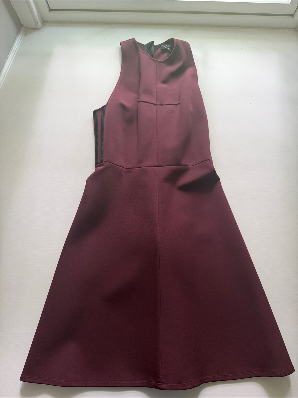 Rag & Bone Sleeveless Burgundy Midi Dress